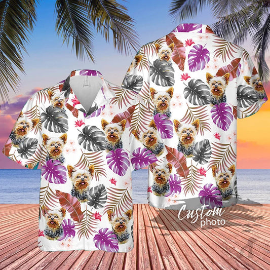 Personalized Hawaiian Dog Shirt, Short Sleeve Hawaiian Aloha Shirt for men, Women HO2705