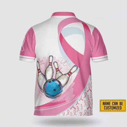 Custom Breast Cancer Bowling Jersey BO0066