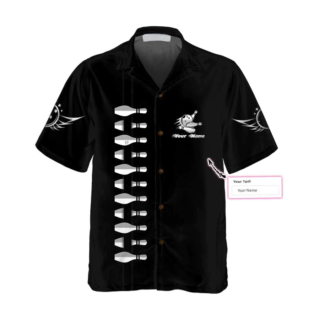 Personalized Name Bowling Custom Hawaiian Shirt, Bowling Shirt For Men & Women, Idea Gift for Bowler HO4034