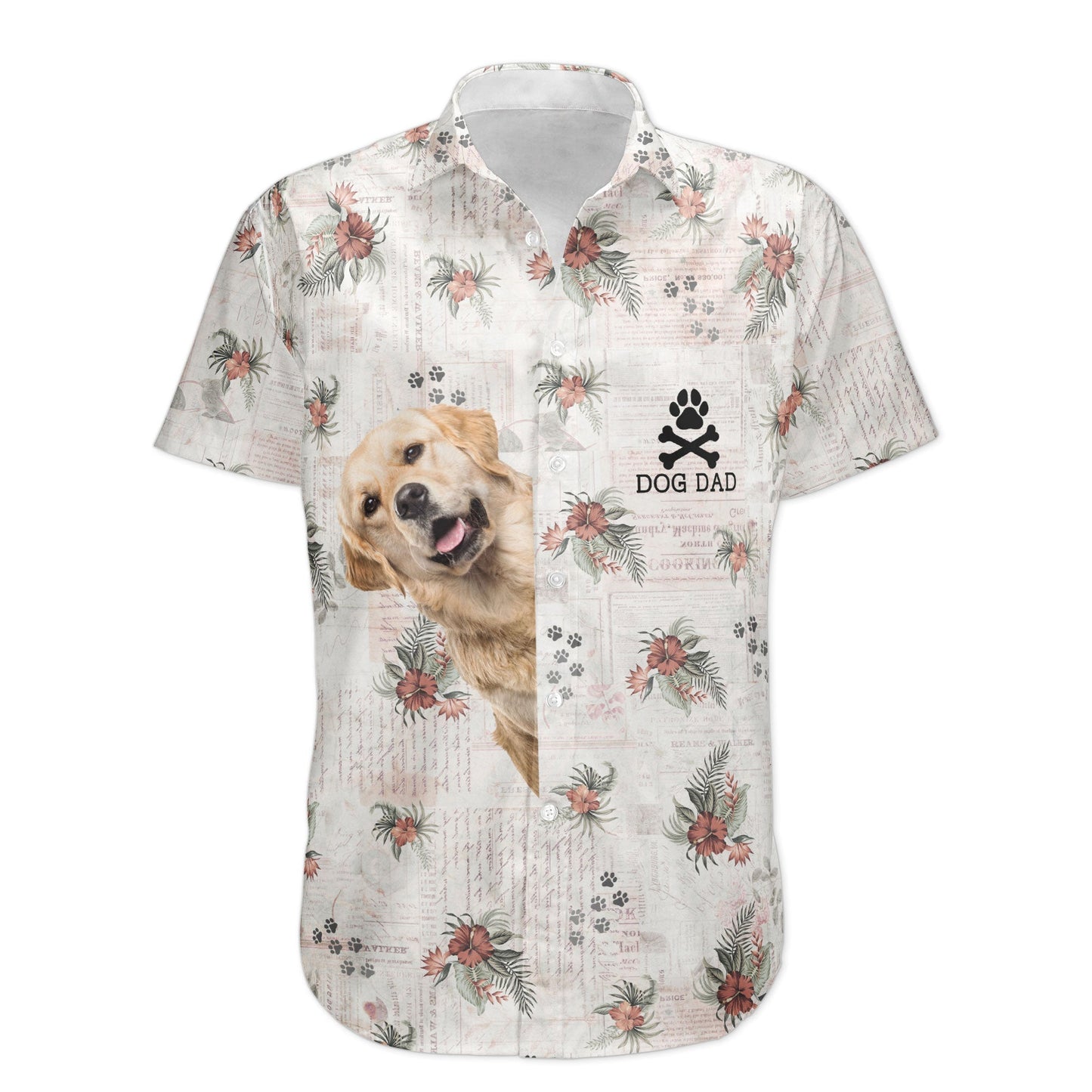 Personalized Custom Photo Hawaiian Shirt - Loving, Birthday Gift For Dog Dad, Dog Lover, Dog Owner HO0333