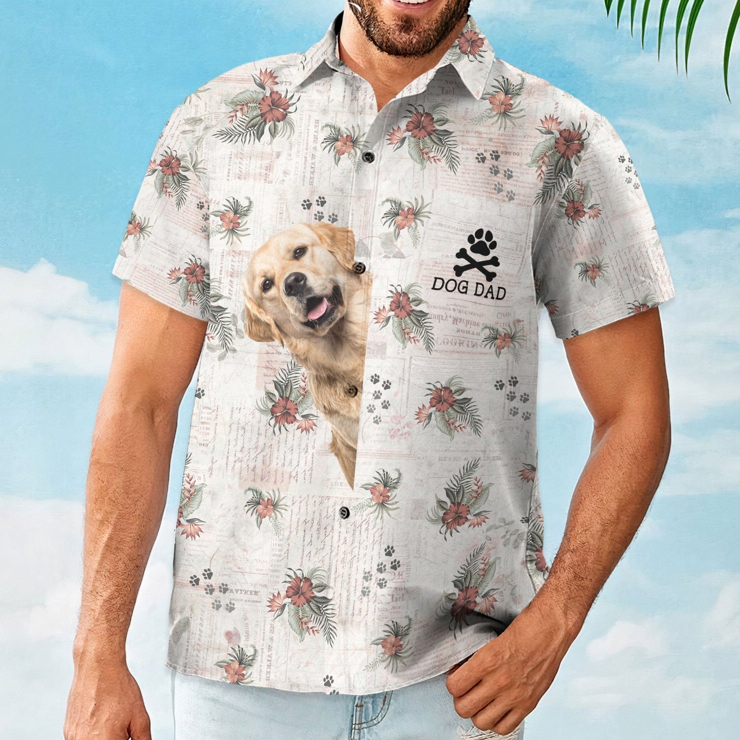 Personalized Custom Photo Hawaiian Shirt - Loving, Birthday Gift For Dog Dad, Dog Lover, Dog Owner HO0333