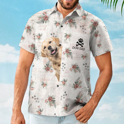 Personalized Custom Photo Hawaiian Shirt - Loving, Birthday Gift For Dog Dad, Dog Lover, Dog Owner HO0333