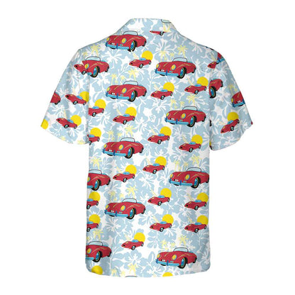 Porsche 356 Tropical Floral Hawaiian Shirt for Men and women HO3122