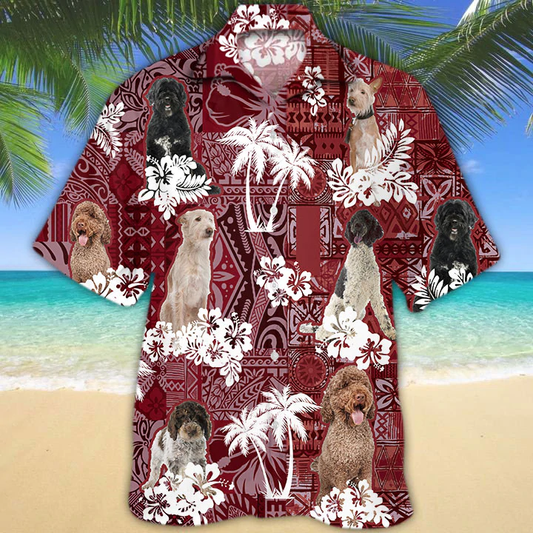 Portuguese Red Hawaiian Shirt, Gift for Dog Lover Shirts, Men's Hawaiian shirt, Summer Hawaiian Aloha Shirt HO1222