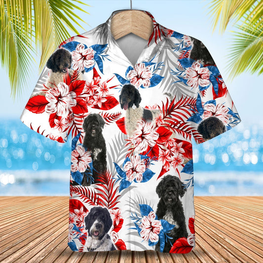 Portuguese Water Dog Hawaiian Shirt - Summer aloha shirt, Hawaiian shirt for Men and women HO0710