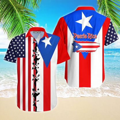 Puerto Rico Flag Hawaiian Shirt For Men & Women HO2880