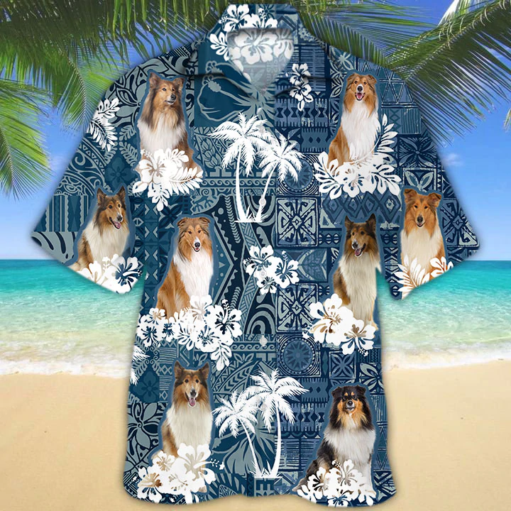 Rough Collie Hawaiian Shirt HO1501