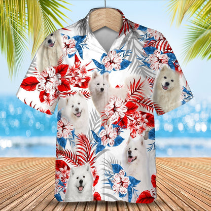 Samoyed Hawaiian Shirt - Gift for Summer, Summer aloha shirt, Hawaiian shirt for Men and women HO0666