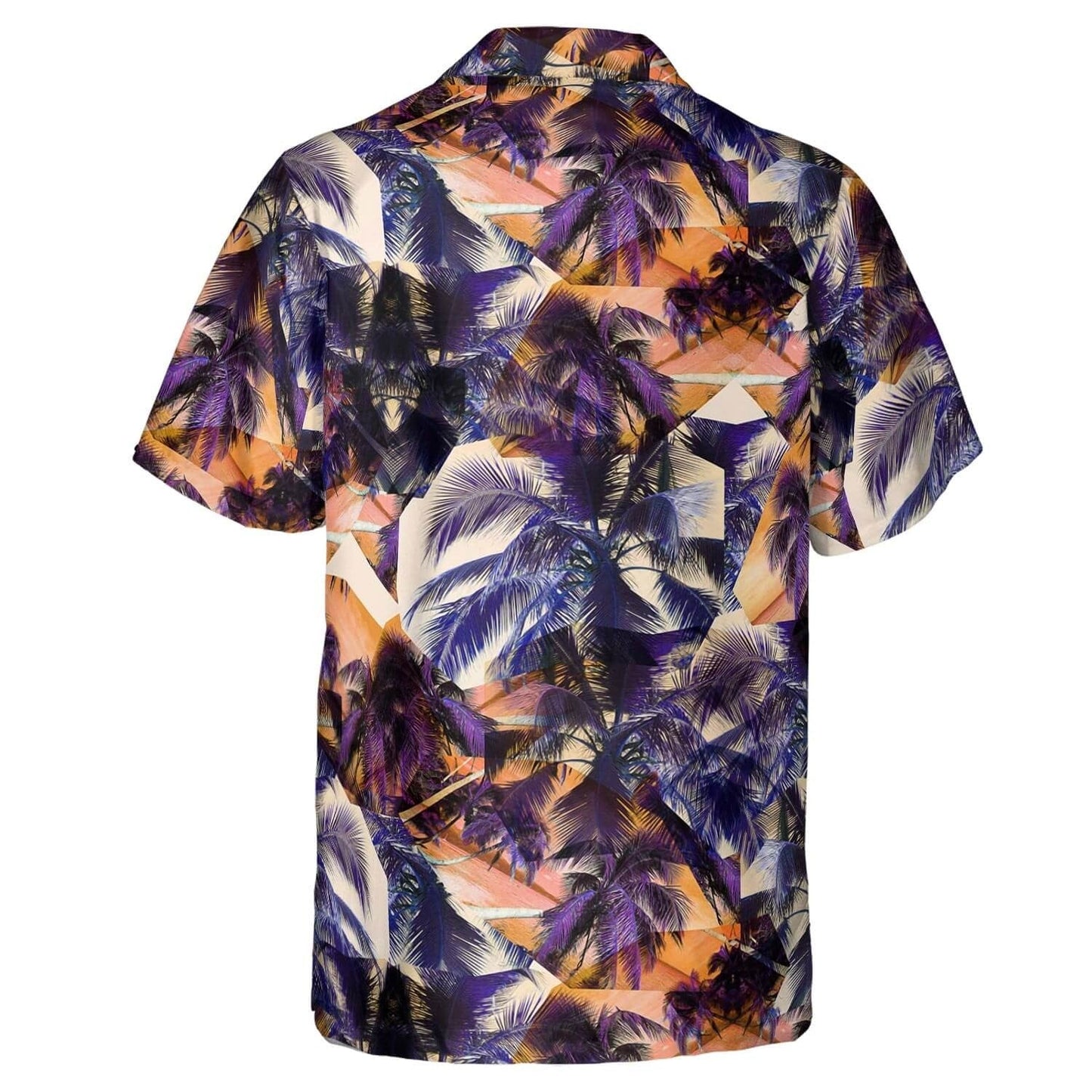 Hawaiian Camp Collar Short Sleeve Button Down Shirt Scenic HO0372