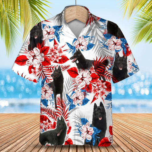 Schipperke Hawaiian Shirt - Summer aloha shirt, Hawaiian shirt for Men and women HO0706