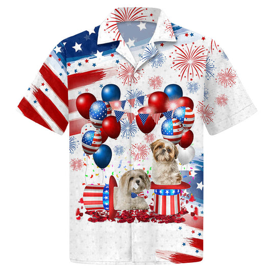 Shih Tzu Independence Hawaiian Shirt Gift For Shih Tzu Lovers HO3941