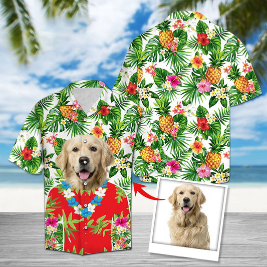 Custom Dog Face Tropical Hawaiian Shirt Cool For Dog Lovers HO4352
