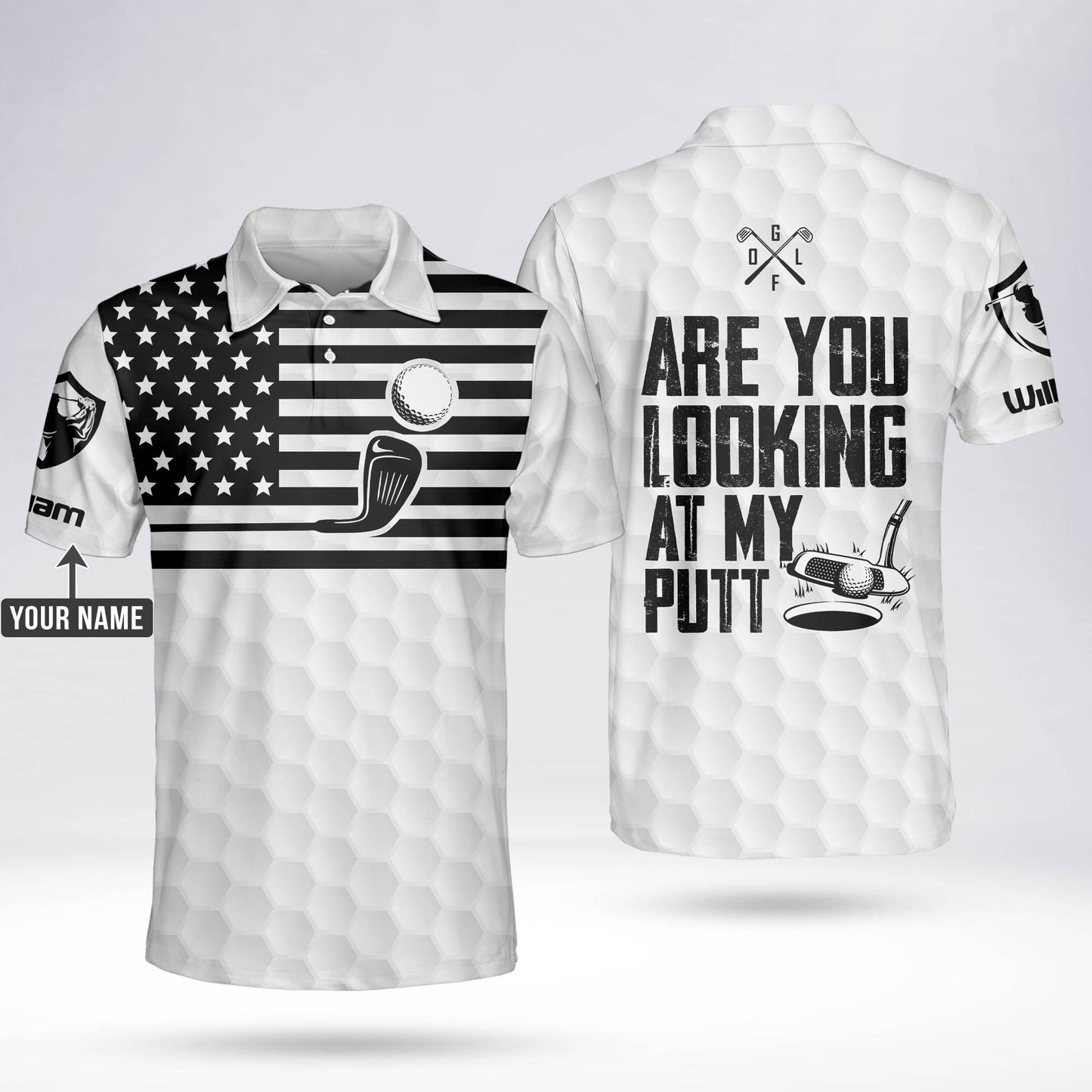 Are You Looking at My Putt Golf Polo Shirt GM0033