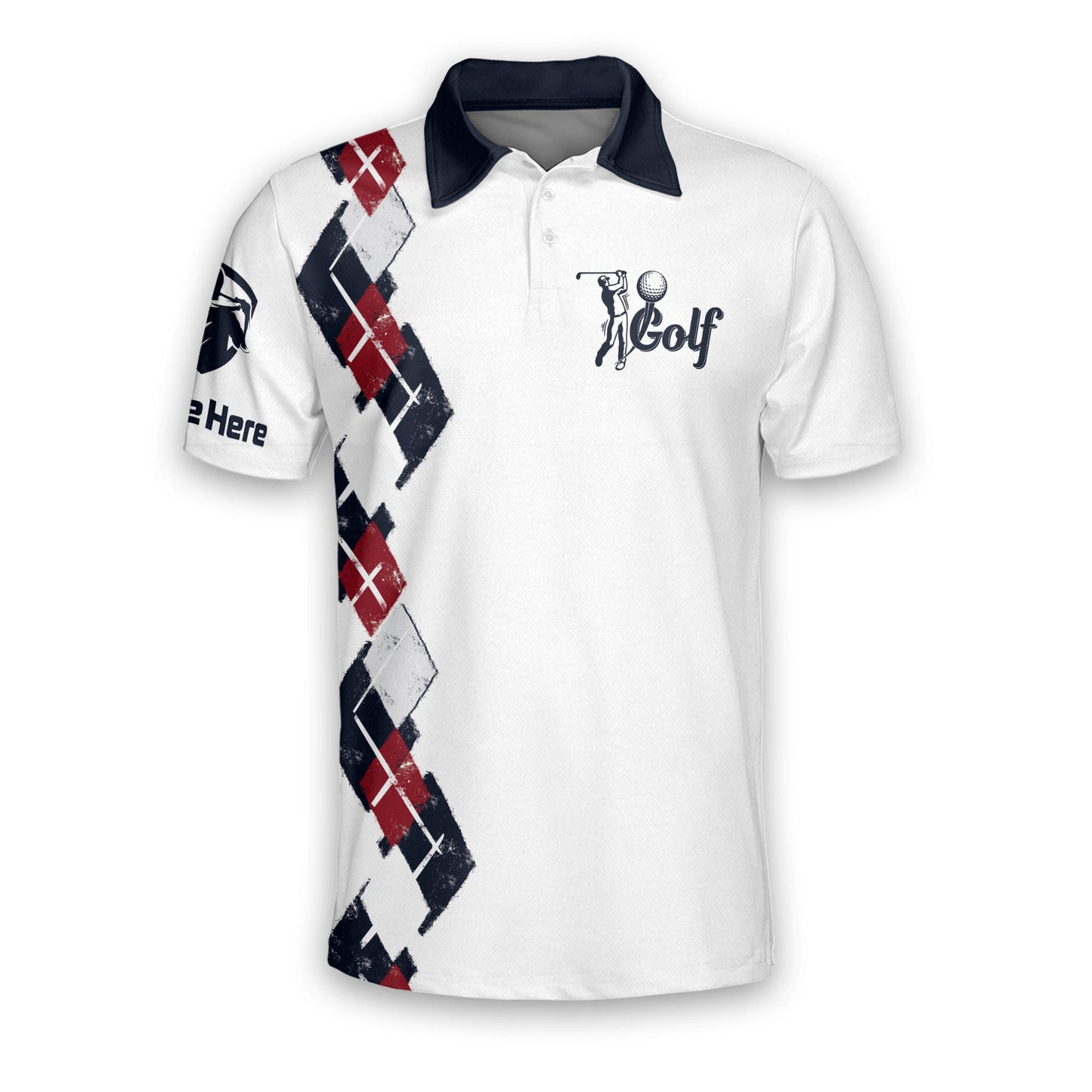 All Men Are Created Equal Become A Golfer Golf Polo Shirt GM0182