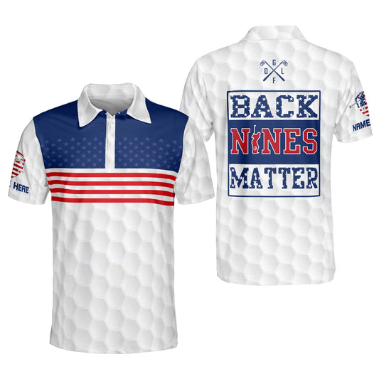 Back Nine Matter Golf Polo Shirt GM0293