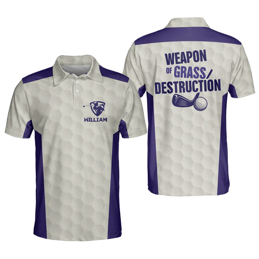 Weapon Of Grass Destruction Golf Polo Shirt GM0150