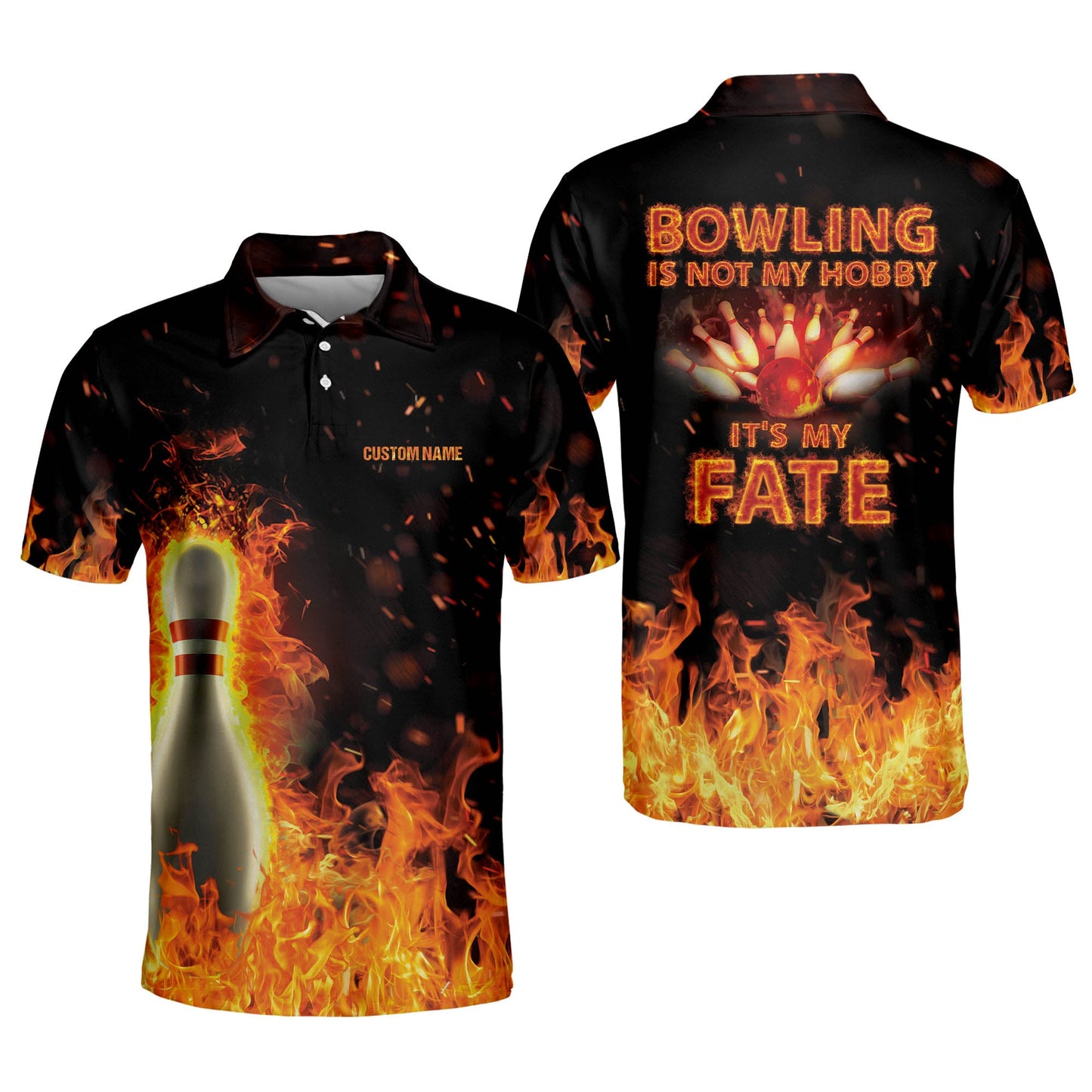 Bowling Is Not My Hobby Polo Shirts BM0238
