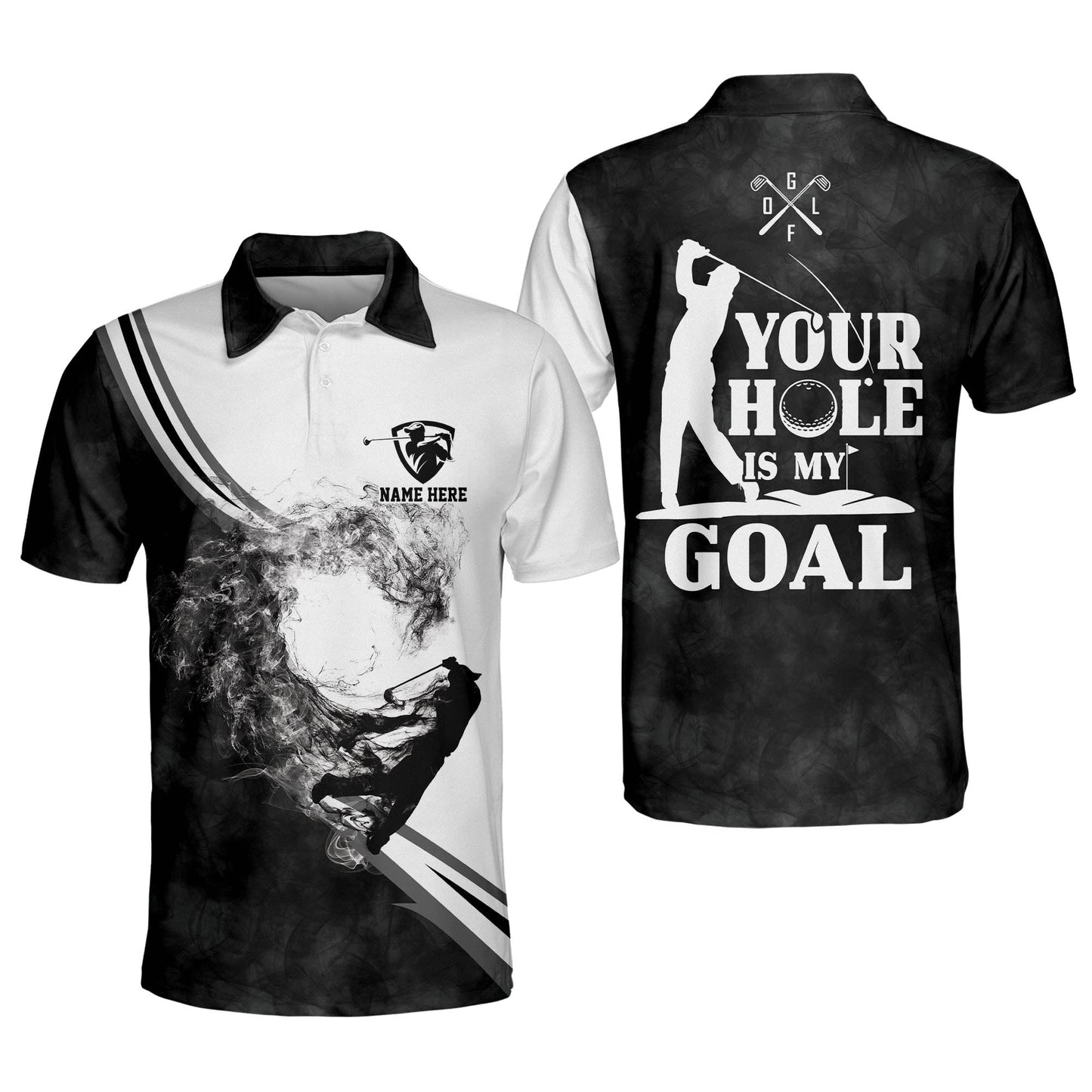 Your Hole is My Goal Golf Polo Shirt GM0316