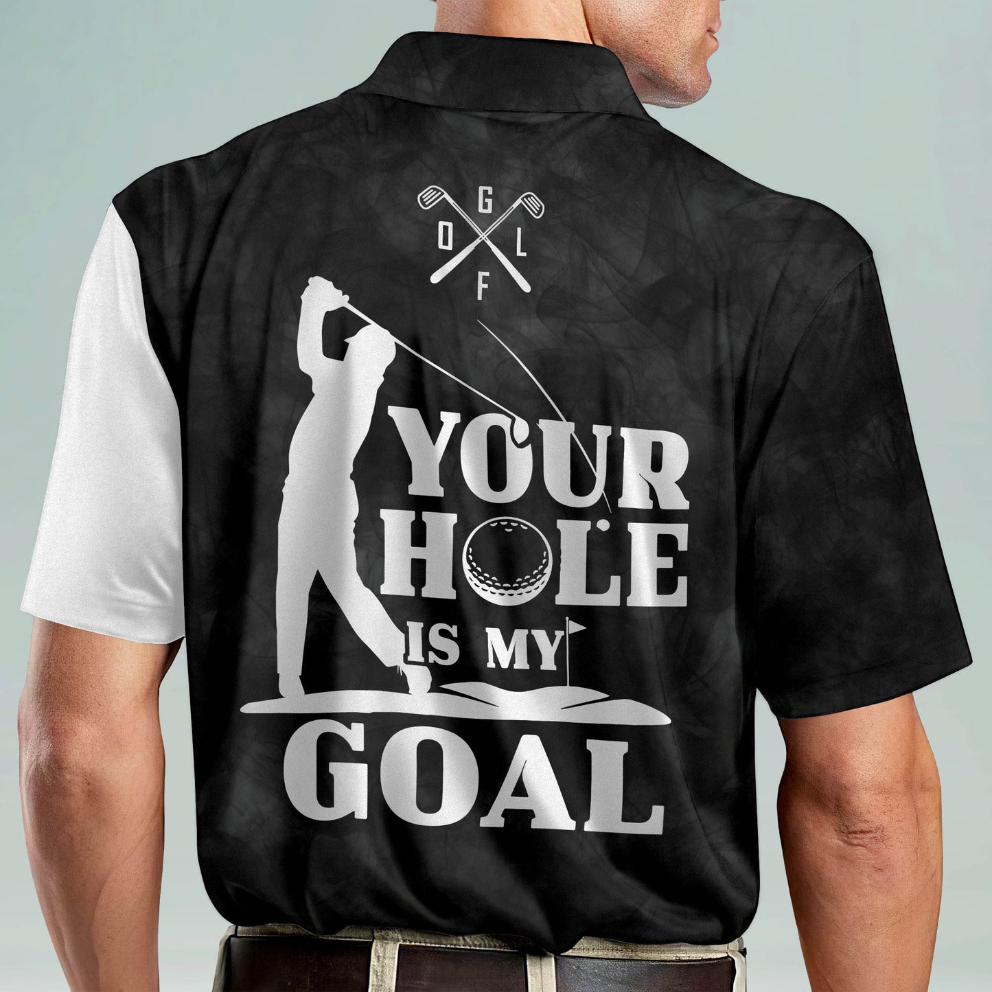 Your Hole is My Goal Golf Polo Shirt GM0316
