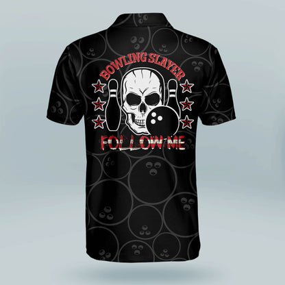Custom Bowling Shirts For Men - Custom Funny Bowling Shirts With Logo - Men's Flame Bowling Team Shirts - Short Sleeve Bowling Shirts For Men BM0006
