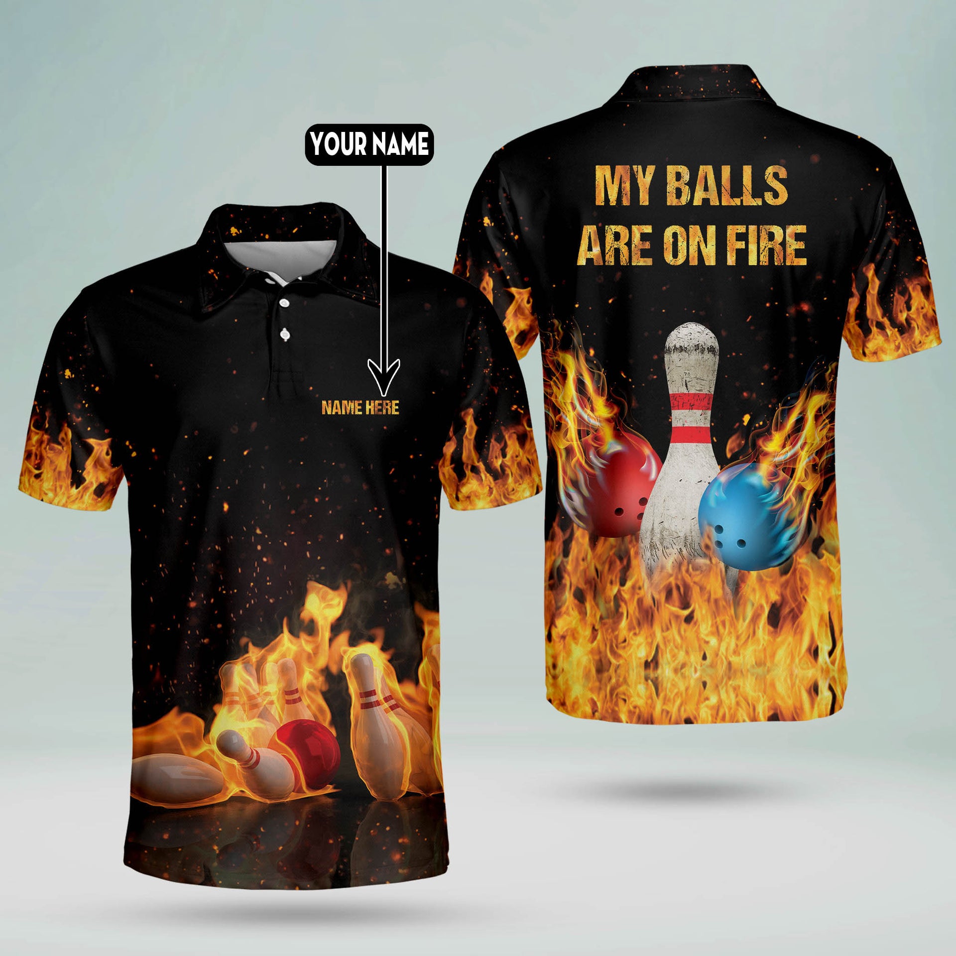 Custom Bowling Shirts For Men And Women - Custom Bowling Polo  