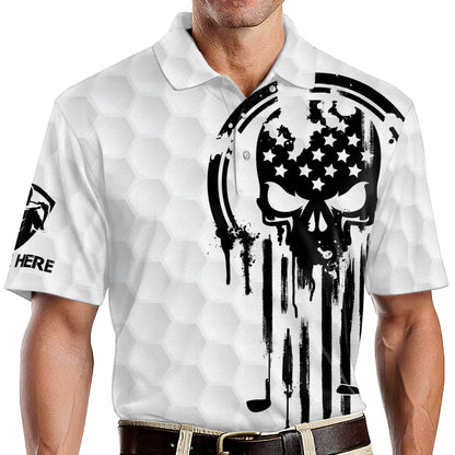 If I Die Bury Me with My Golf Clubs Golf Polo Shirt GM0058