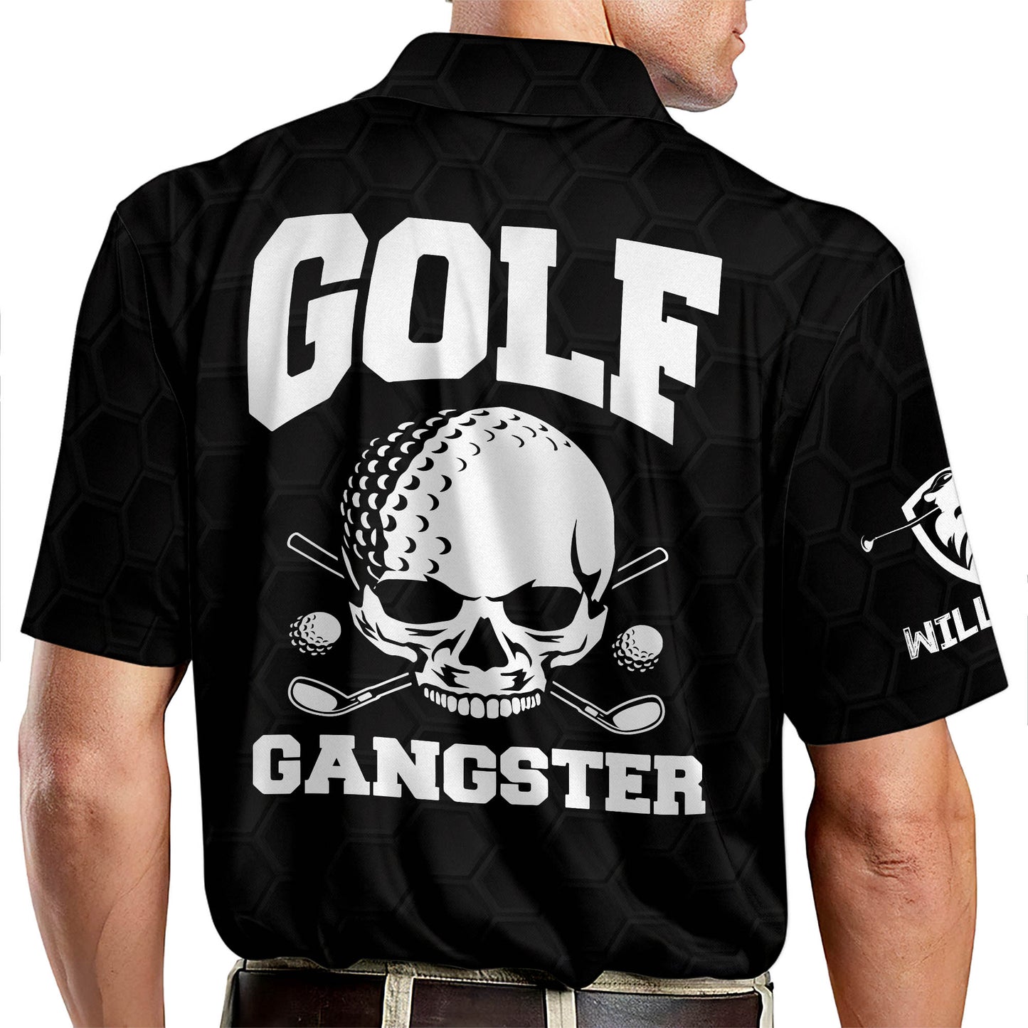 Skull Golf Gangster Golf Polo Shirt GM0011