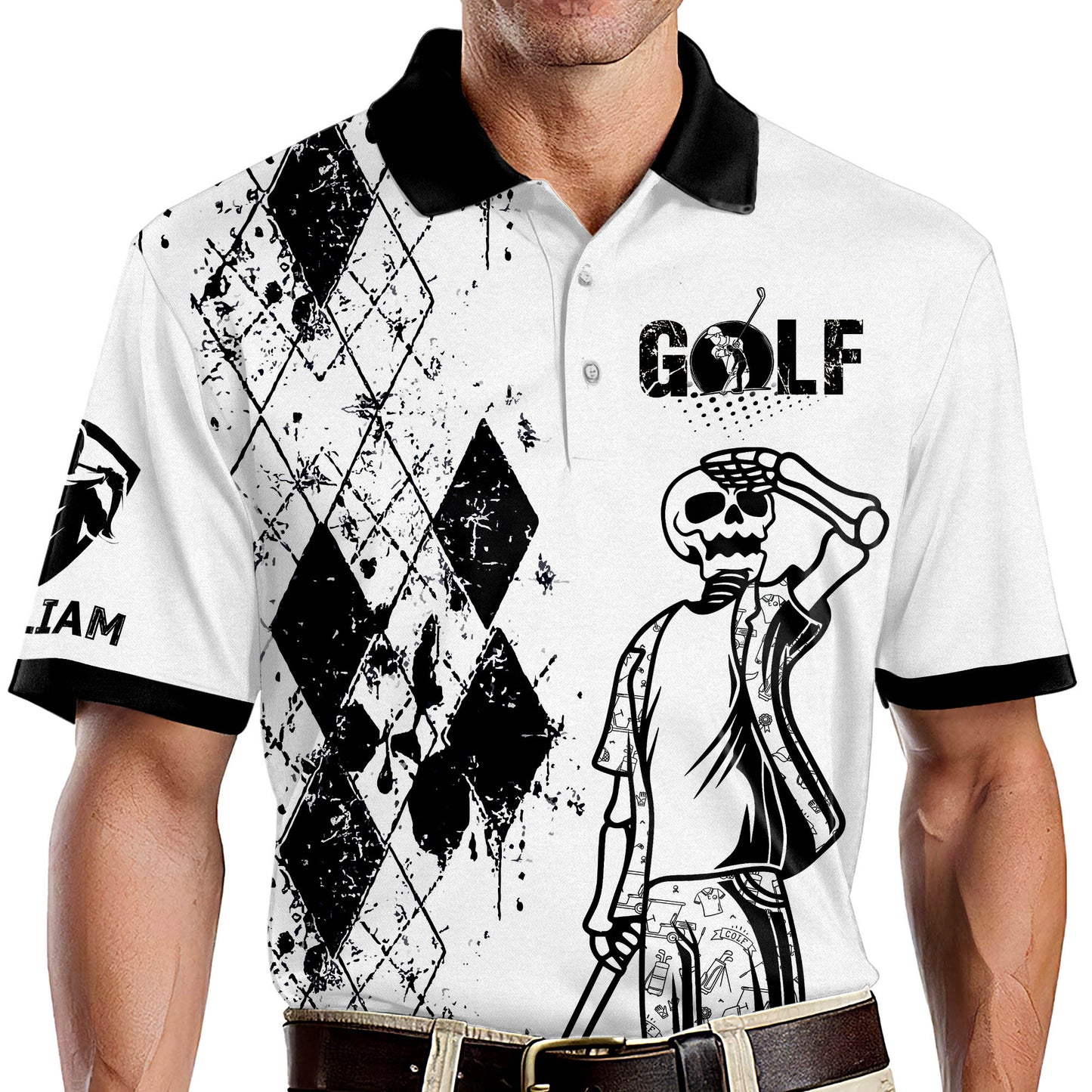 My Balls Are In My Wife's Bag Golf Polo Shirt GM0029