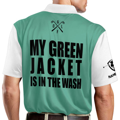 My Green Jacket is in The Wash Golf Polo Shirt GM0105