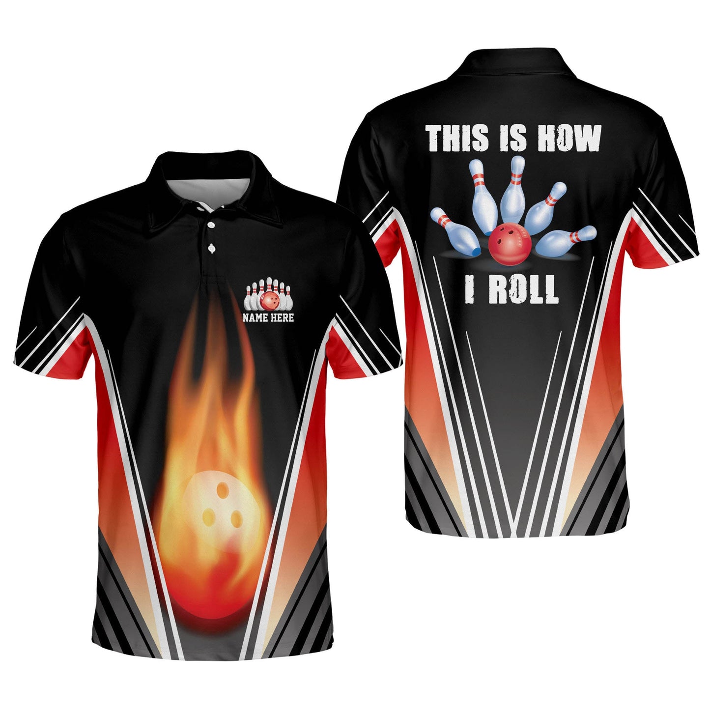 This Is How I Roll Bowling Polo Shirts BM0003