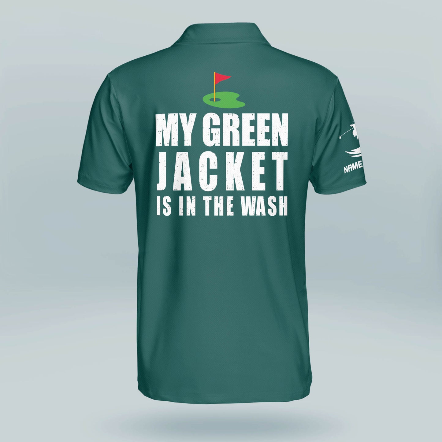 My Green Jacket is in The Wash Golf Polo Shirt GM0367