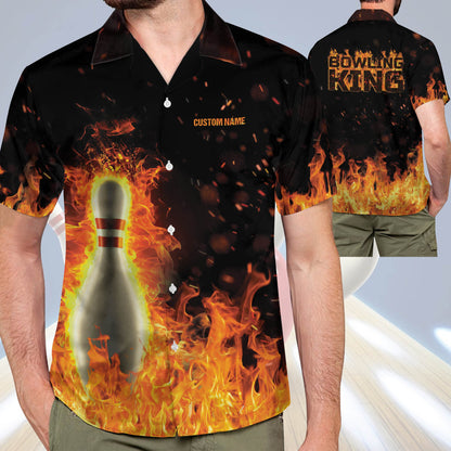 Bowling Retro Vintage Hawaiian Shirt HB0054