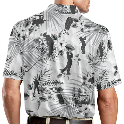 Floral Tropical Tropical Sports Golf Polo Shirt GM0155