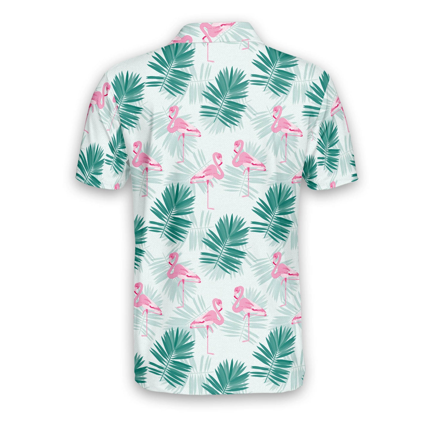 Floral Tropical Flamingo Sports Golf Polo Shirt GM0156