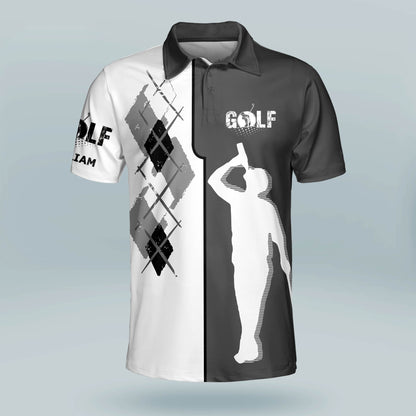 Swing Swear Drink Beer Repeat Golf Polo Shirt GM0149