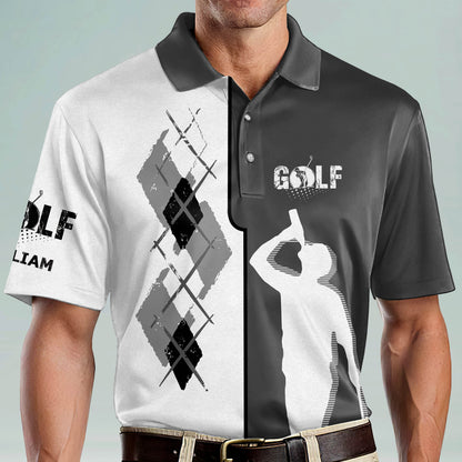 Swing Swear Drink Beer Repeat Golf Polo Shirt GM0149