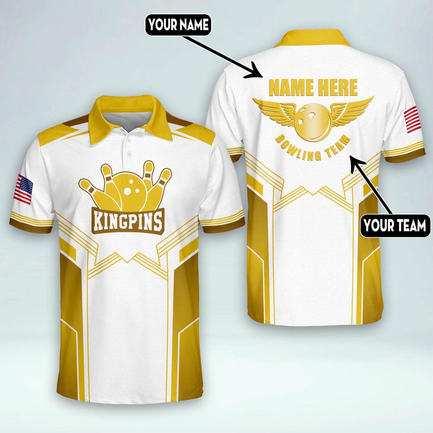 Custom Kingpin Designer Bowling Shirt BM0128