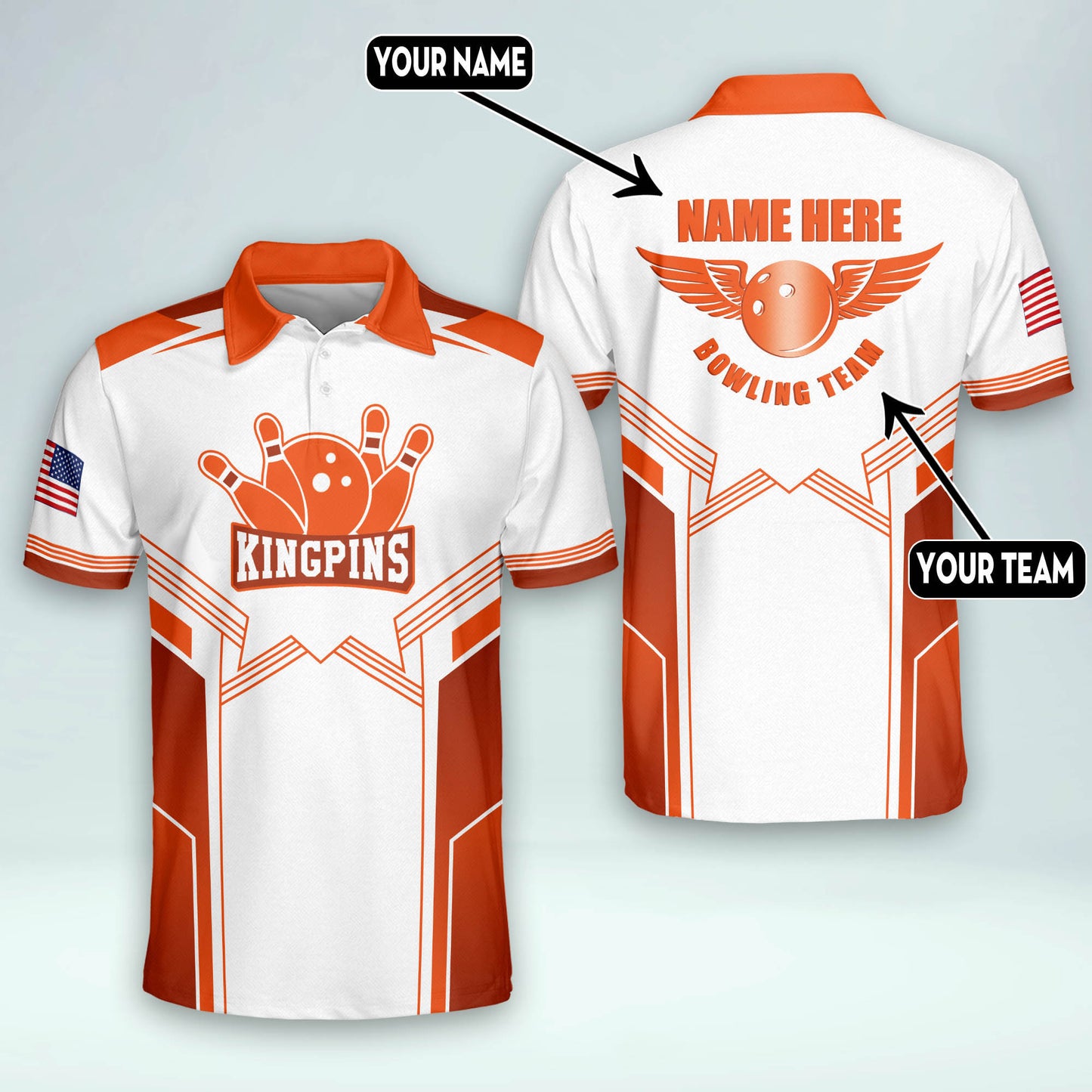 Custom Kingpin Designer Bowling Shirt BM0128