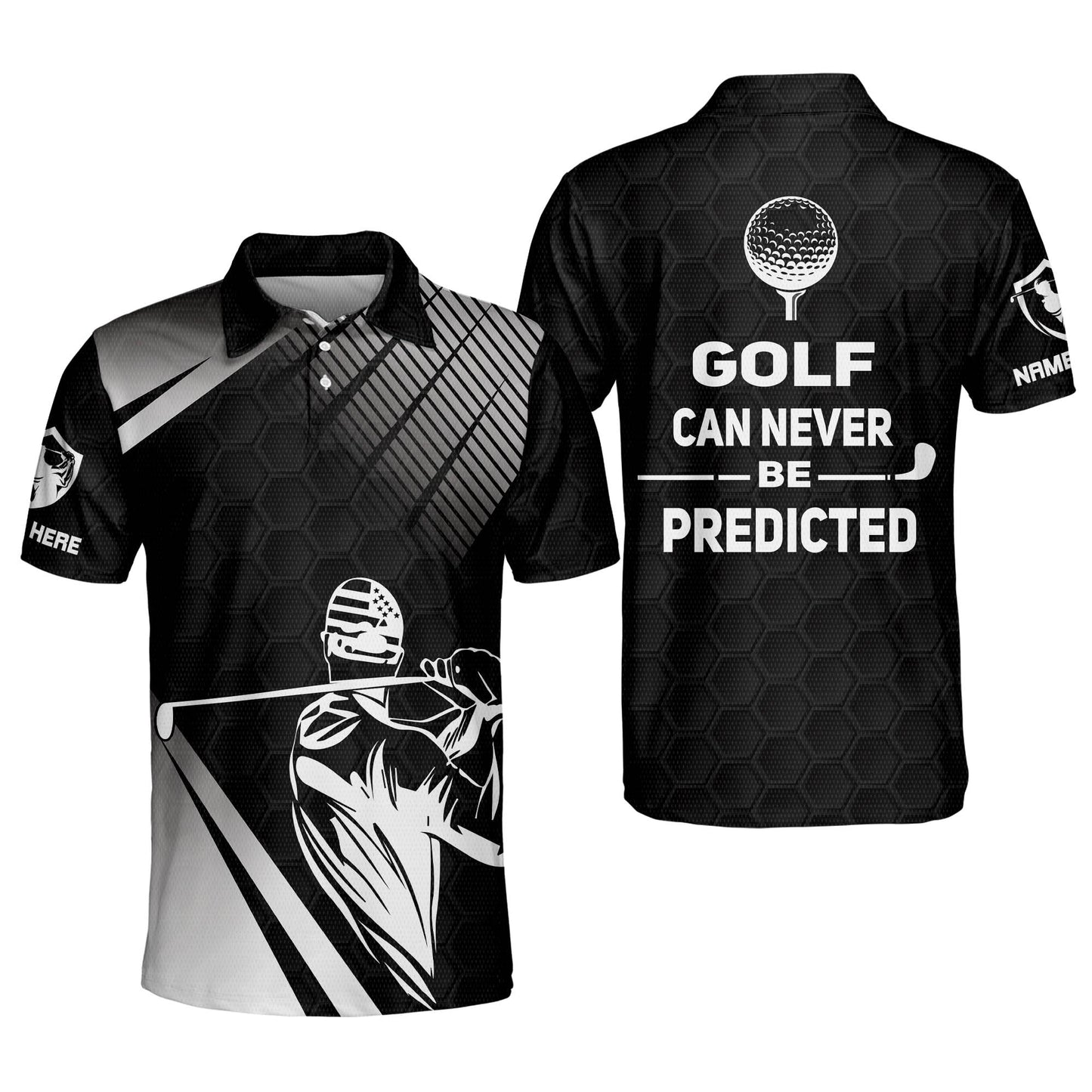 Golf Can Never Be Predicted Golf Polo Shirt GM0213