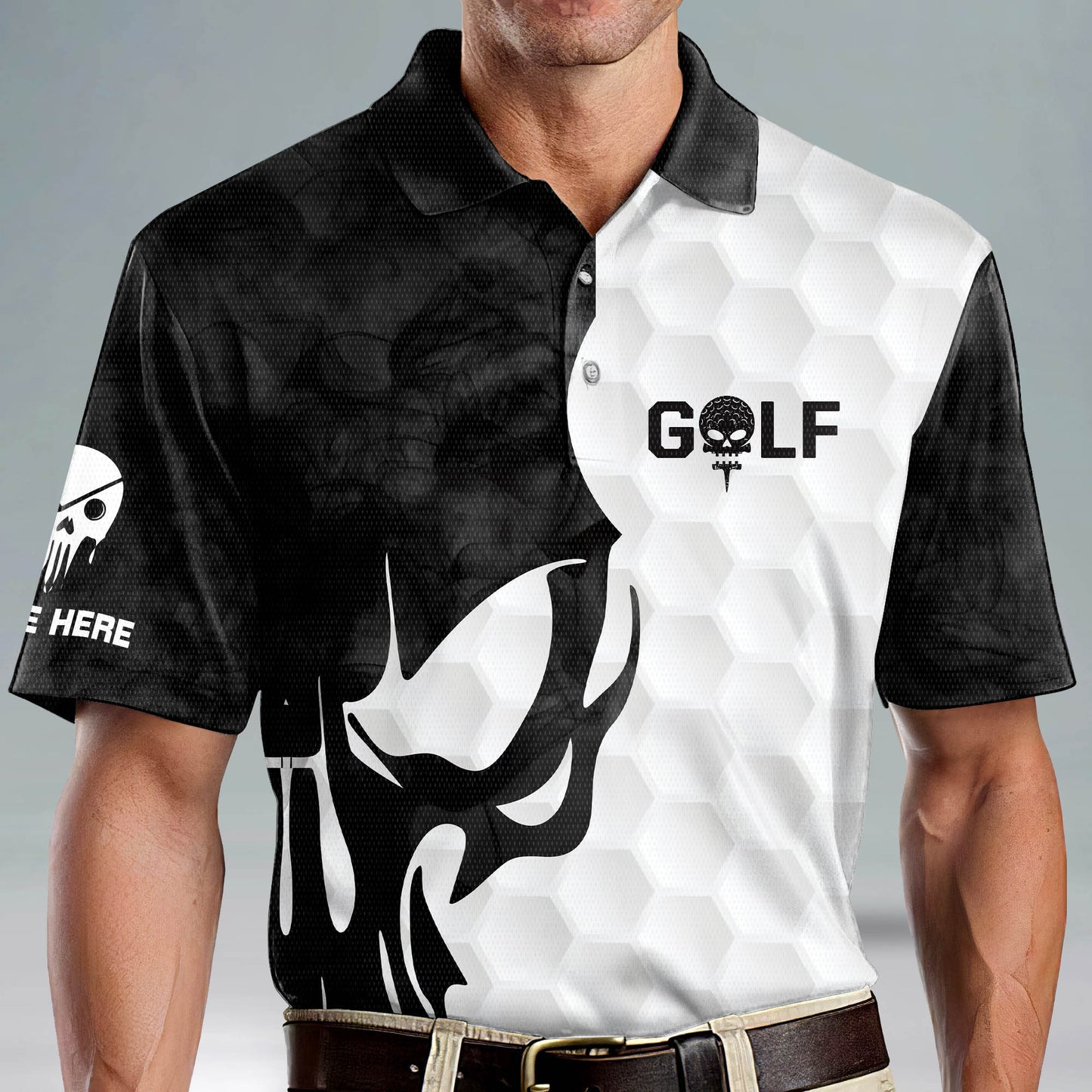 If I Die Bury Me With My Golf Club Golf Polo Shirt GM0200