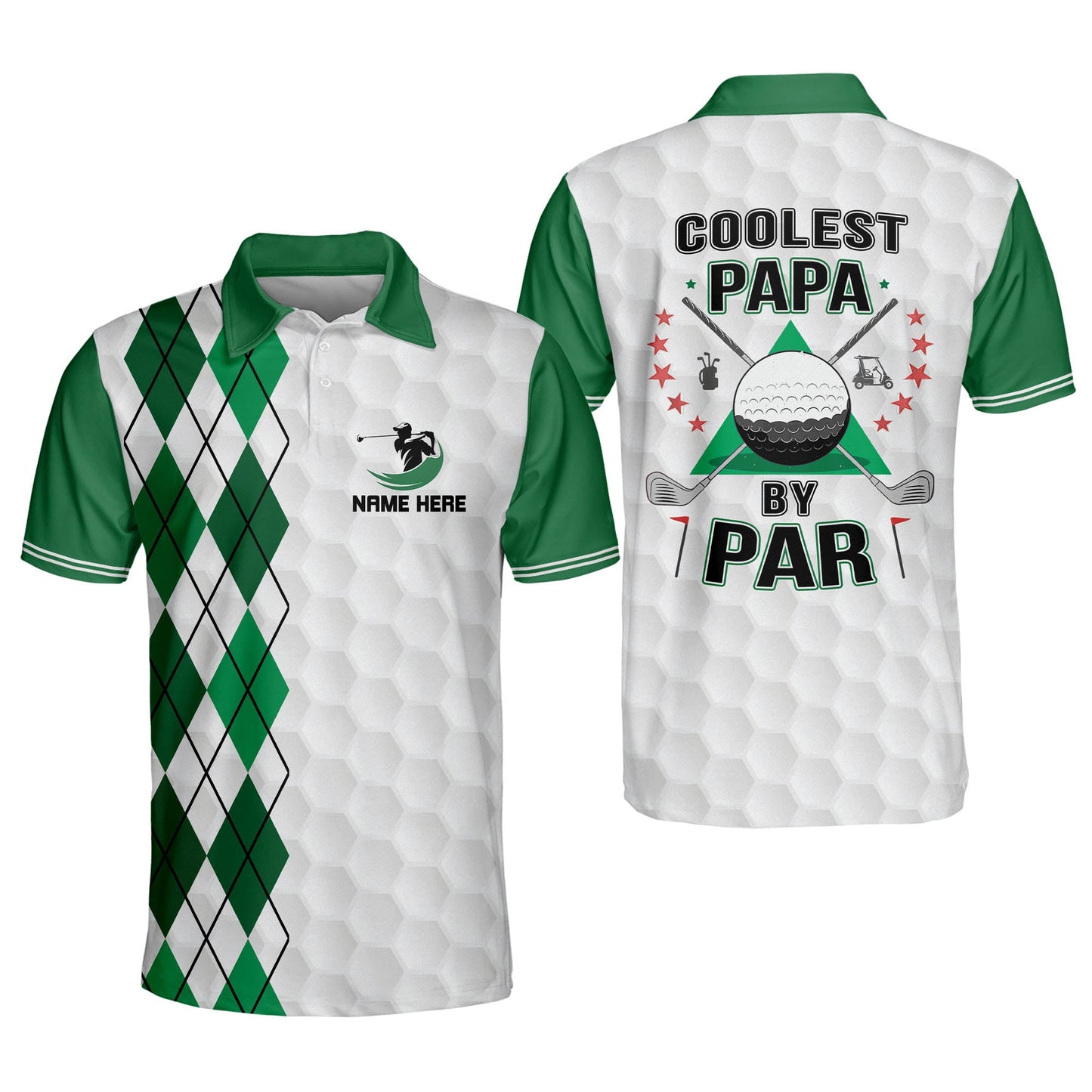 Coolest Papa by Par Golf Polo Shirt GM0283