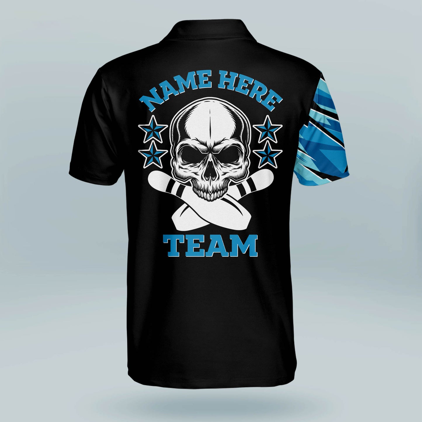 Custom Skull Designer Bowling Shirt BM0076