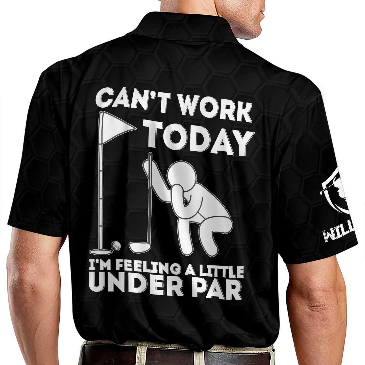 Can't Work Today I'm Feeling A Little Under Par Golf Polo Shirt GM0185