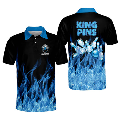 Custom Fire Crazy Bowling Shirt Unisex BM0221