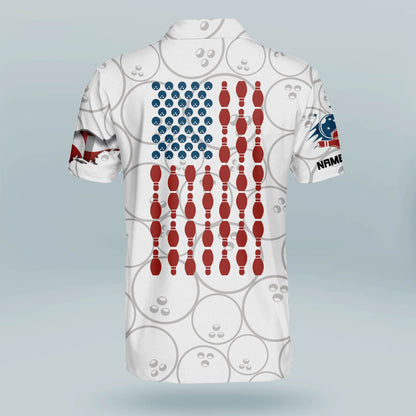 Custom American Patriotic Bowling Shirt BM0082
