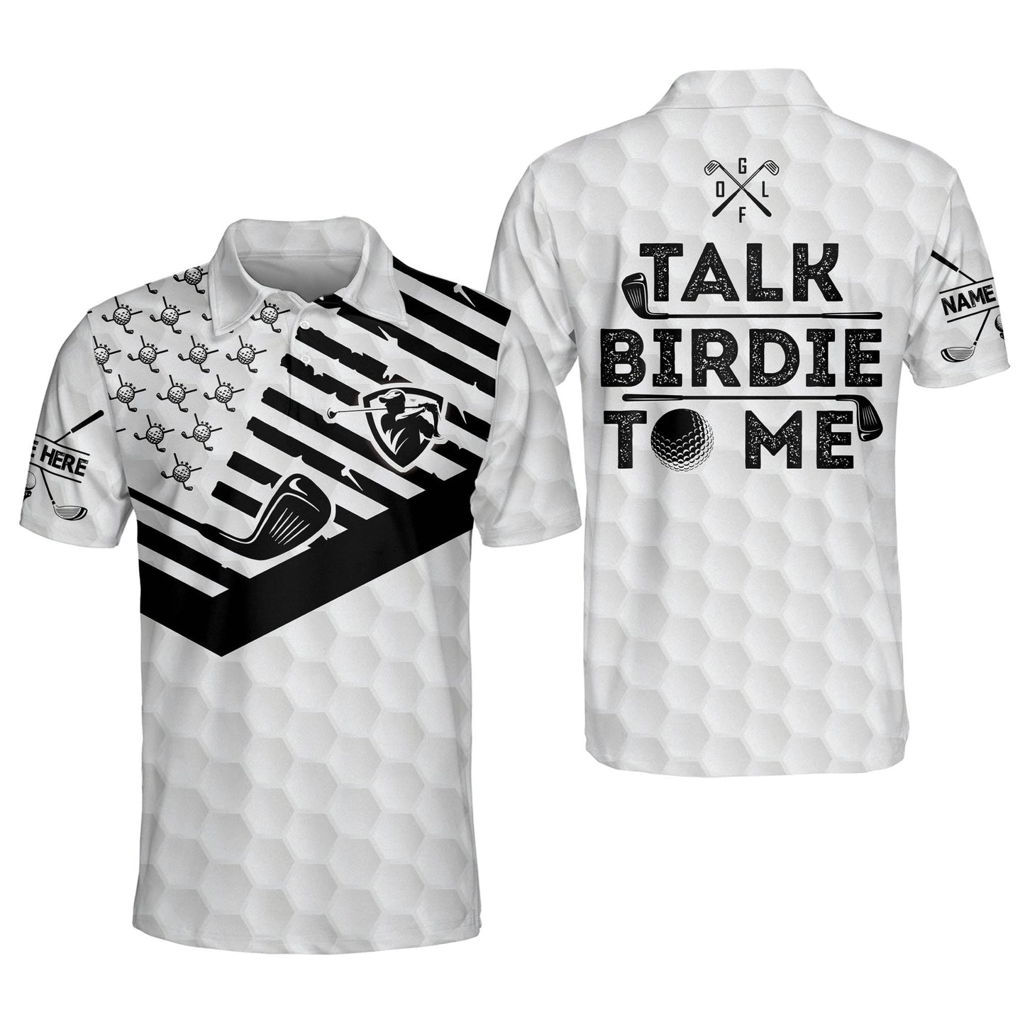 Talk Birdie To Me Golf Polo Shirt GM0228
