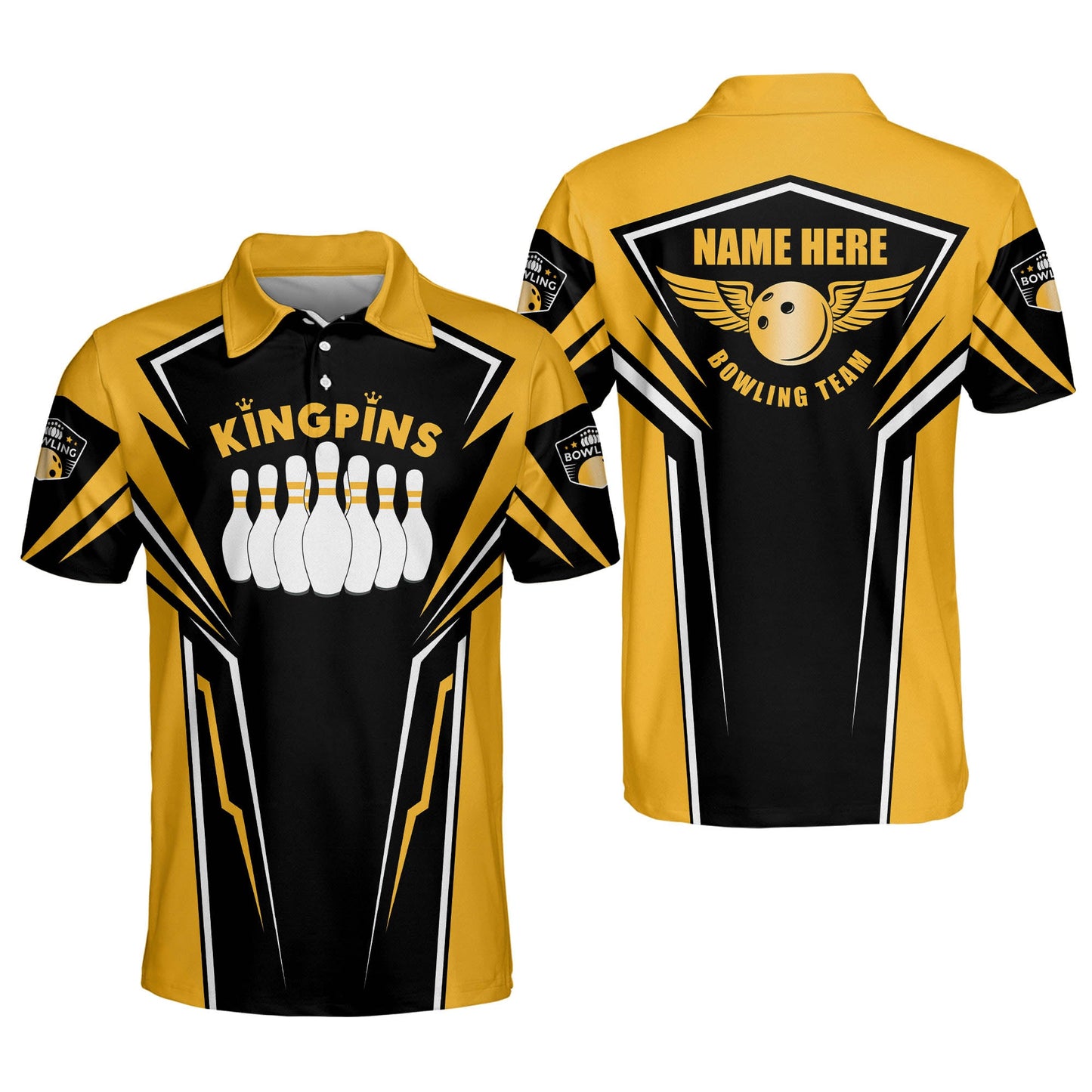 Custom Crazy King Pin Bowling Shirts BM0037