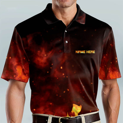 My Balls Are On Fire Bowling Polos BM0102