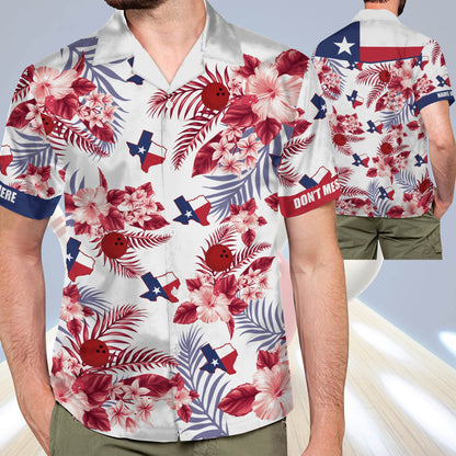 Custom Texas Bowling Hawaiian Shirt HB0094