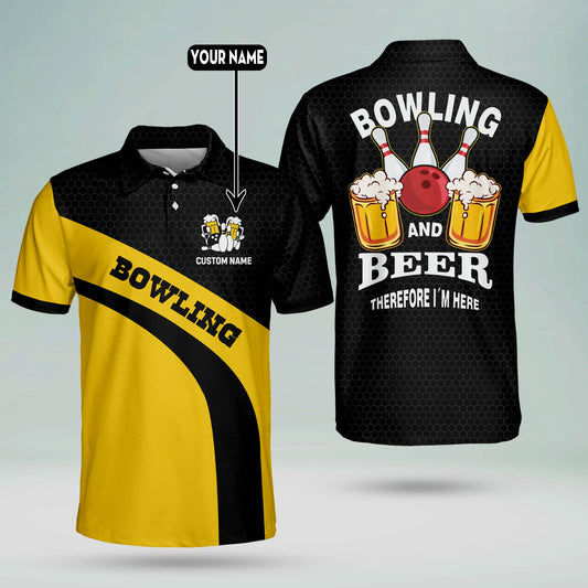 Custom Funny Bowling And Beer Shirts BM0097